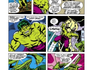 Incredible Hulk #194, pg. 14; pencils, Sal Buscema; The Locust