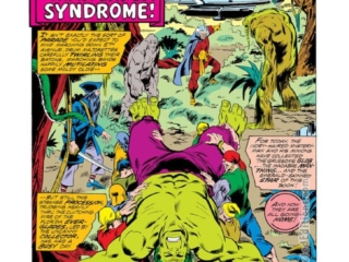 Incredible Hulk #198, pg. 1; pencils, Sal Buscema; inks, Joe Staton