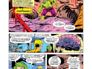 Incredible Hulk #200, pg. 4; pencils, Sal Buscema; inks, Joe Staton; Heart of the Atom