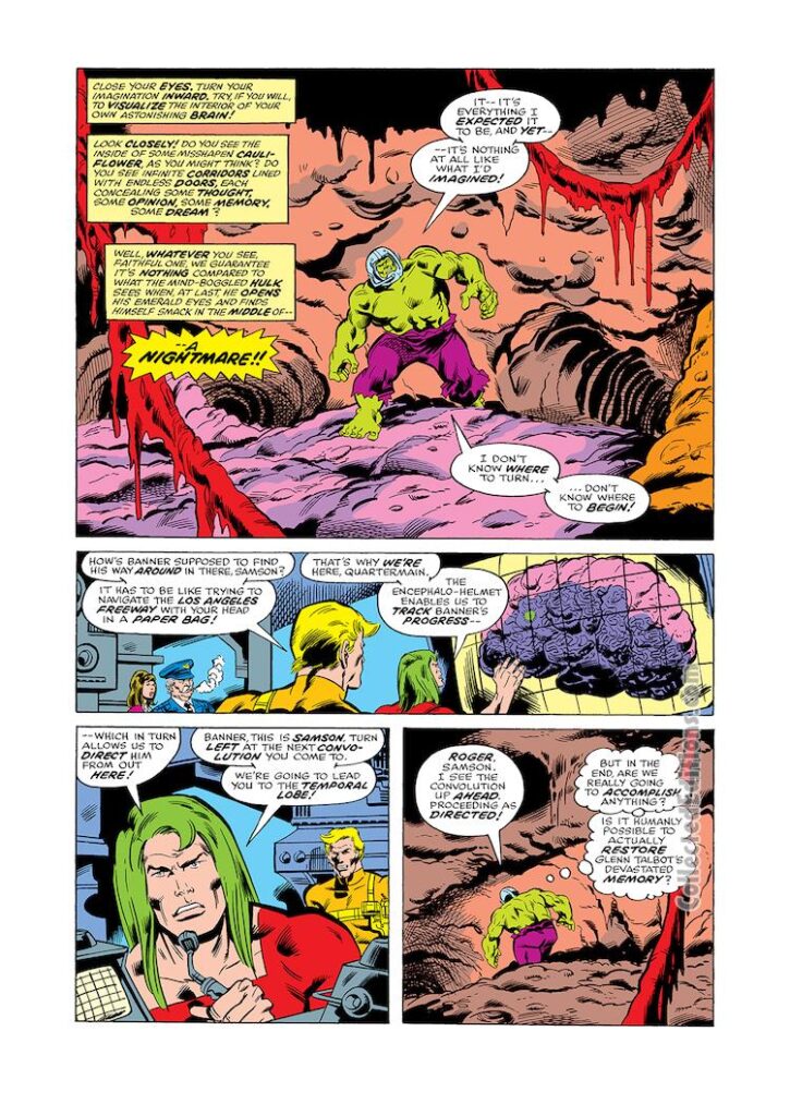 Incredible Hulk #200, pg. 4; pencils, Sal Buscema; inks, Joe Staton; Heart of the Atom
