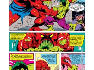 Incredible Hulk #201, pg. 14; pencils, Sal Buscema; inks, Joe Staton