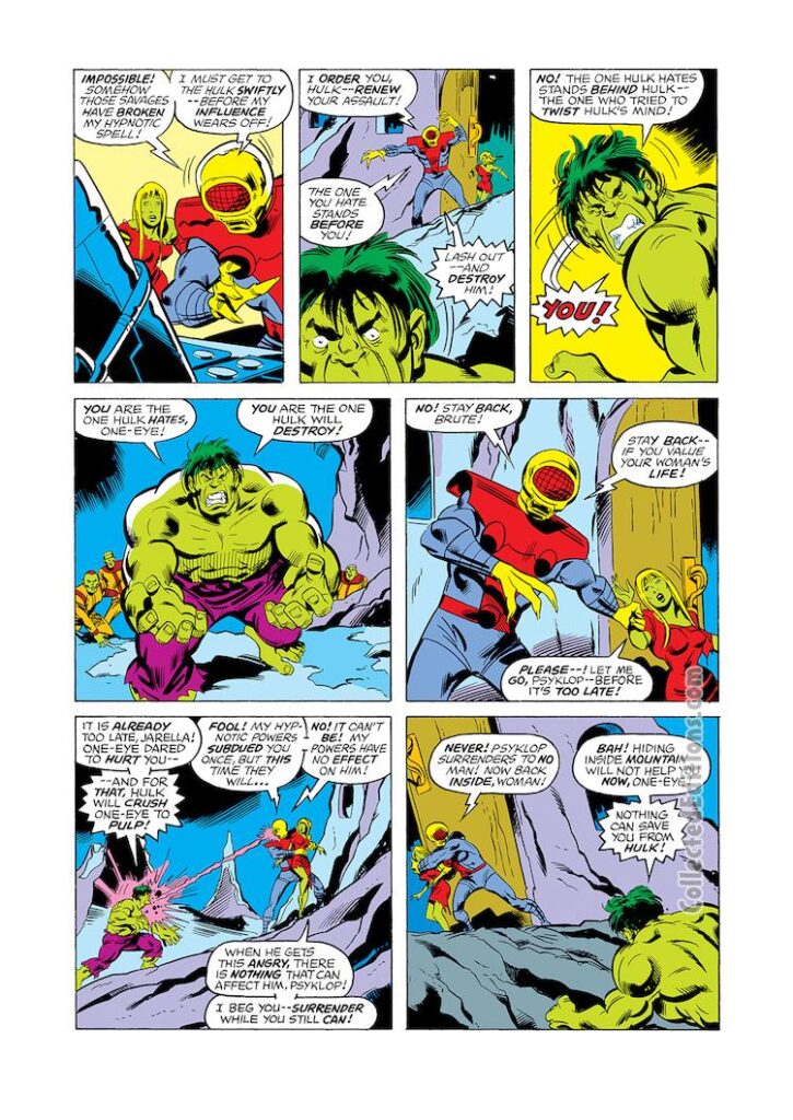 Incredible Hulk #203, pg. 13; pencils, Sal Buscema; Psyklop