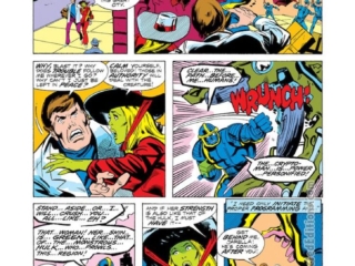 Incredible Hulk #205, pg. 7; pencils, Sal Buscema; Jarella/Bruce Banner