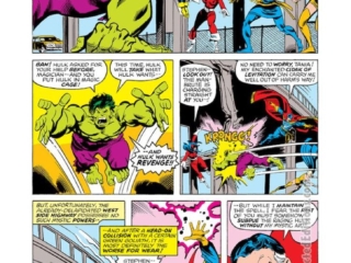 Incredible Hulk #207, pg. 8; pencils, Sal Buscema; vs. Defenders/Red Guardian