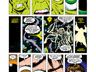 Incredible Hulk #211, pg. 6; pencils, Sal Buscema; inks, Ernie Chan