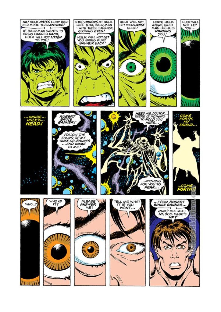 Incredible Hulk #211, pg. 6; pencils, Sal Buscema; inks, Ernie Chan
