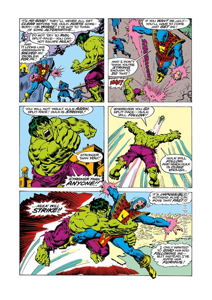 Incredible Hulk #214, pg. 14; pencils, Sal Buscema; inks, Ernie Chan; Jack of Hearts