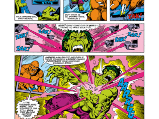 Incredible Hulk #215, pg. 17; pencils, Sal Buscema; Bi-Beast