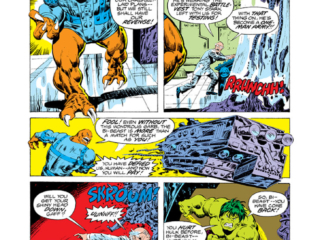 Incredible Hulk #216, pg. 11; pencils, Sal Buscema; Bi-Beast
