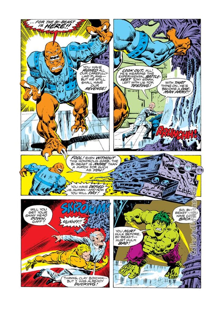 Incredible Hulk #216, pg. 11; pencils, Sal Buscema; Bi-Beast