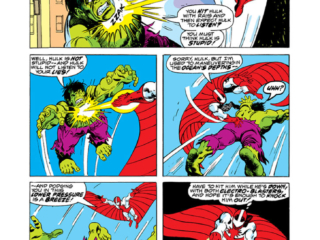 Incredible Hulk #221, pg. 14; pencils, Sal Buscema; Stingray