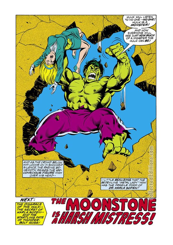 Incredible Hulk #228, pg. 17; pencils, Sal Buscema; inks, Bob McLeod
