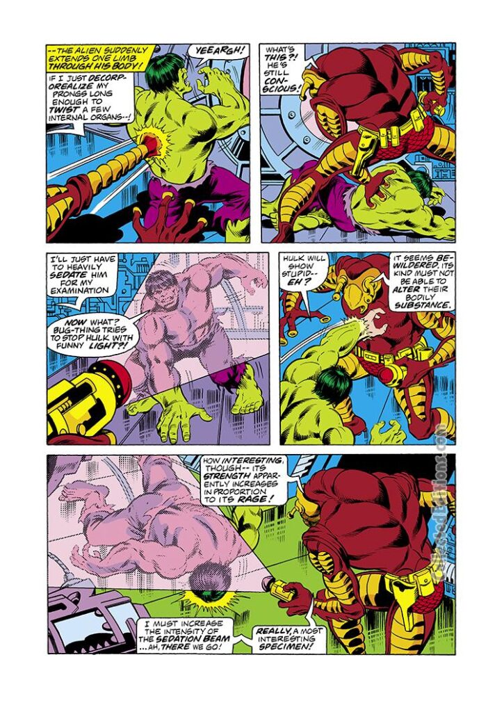 Incredible Hulk #230, pg. 9; pencils, Jim Mooney; inks, Bob Layton