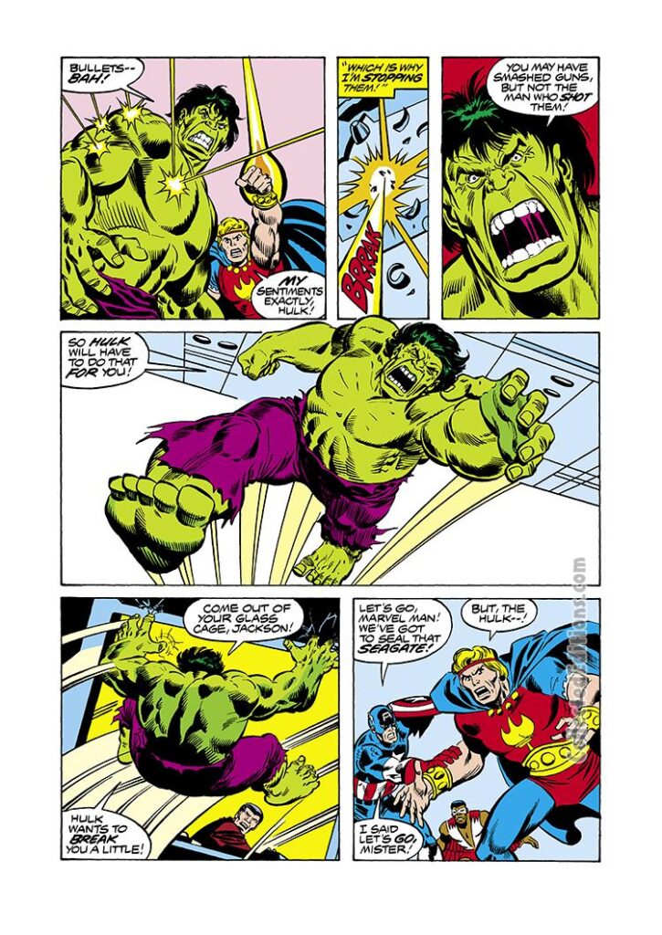 Incredible Hulk #232, pg. 14; pencils, Sal Buscema; inks, Mike Esposito