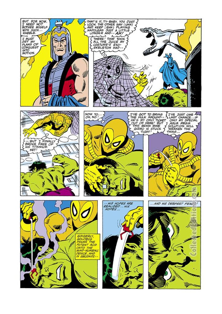 Incredible Hulk #242, pg. 11; pencils and inks, Sal Buscema; Tyrannus, Goldbug