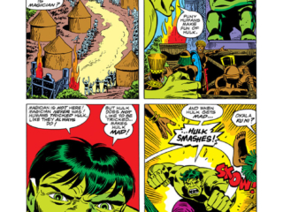 Incredible Hulk Annual #6, pg. 24; pencils, Herb Trimpe; Hulk Smash