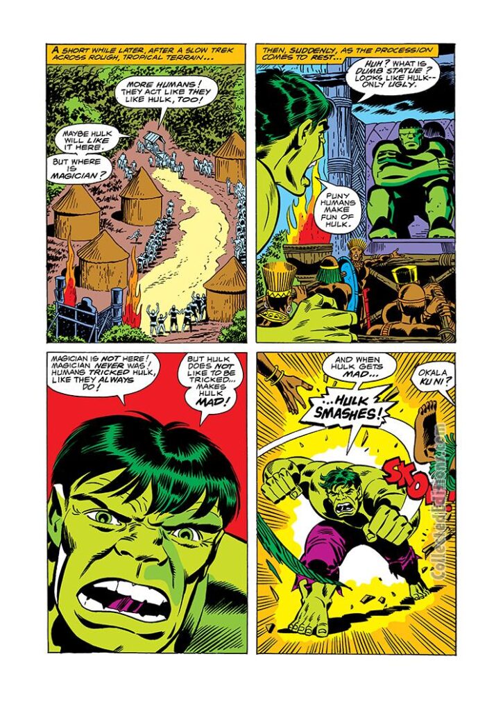 Incredible Hulk Annual #6, pg. 24; pencils, Herb Trimpe; Hulk Smash