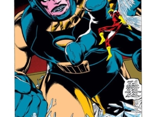 Incredible Hulk Annual #7, pg. 10; pencils, John Byrne; inks, Bob Layton Incredible Hulk Annual #7, pg. 10; pencils, John Byrne; inks, Bob Layton, Master Mold, Iceman, Angel