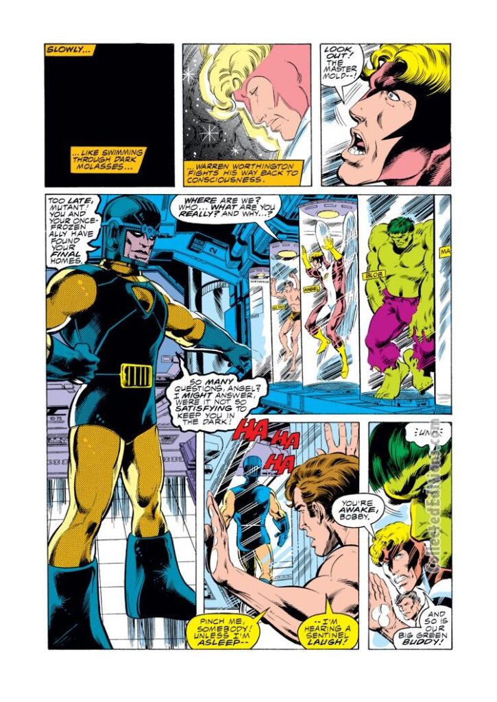 ncredible Hulk Annual #7, pg. 20; pencils, John Byrne; inks, Bob Layton, Master Mold
