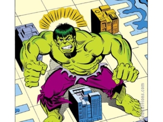 Incredible Hulk Annual #9, pg. 1; pencils, Steve Ditko; inks, Al Milgrom; splash page, Doug Moench, A Game of Monsters and Kings