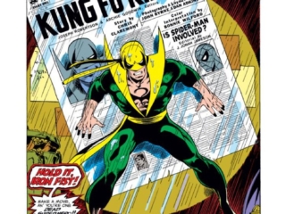 Iron Fist #10, pg. 1; pencils, John Byrne; inks, Dan Adkins, Kung Fu Killer