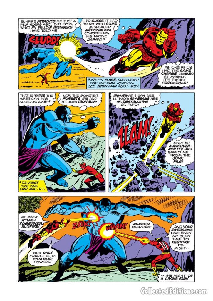 Iron Man #70, pg. 15; pencils, George Tuska; inks, Mike Esposito