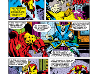 Iron Man #71, pg. 3; pencils, George Tuska; inks, Mike Esposito, Mandarin