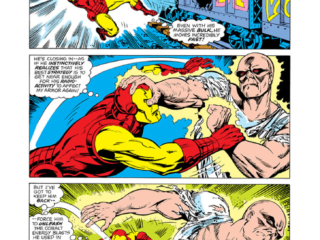 Iron Man #85, pg. 12; pencils, Herb Trimpe; inks, Marie Severin Iron Man #85, pg. 12; pencils, Herb Trimpe; inks, Marie Severin