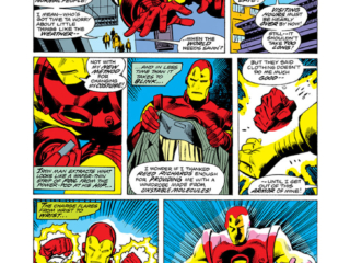 Iron Man #86, pg. 2; pencils, George Tuska; inks, Vince Colletta Iron Man #86, pg. 2; pencils, George Tuska; inks, Vince Colletta