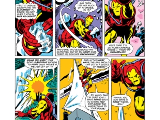 Iron Man #87, pg. 13; pencils, George Tuska; inks, Vince Colletta Iron Man #87, pg. 13; pencils, George Tuska; inks, Vince Colletta