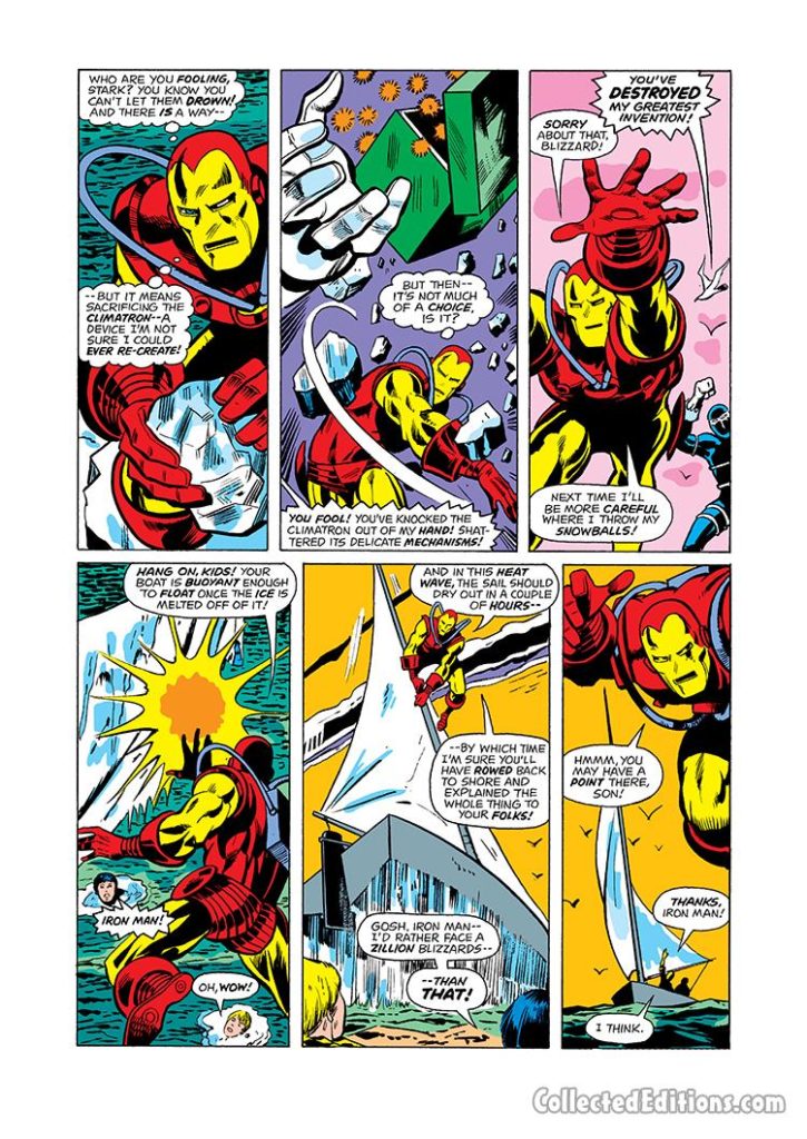 Iron Man #87, pg. 13; pencils, George Tuska; inks, Vince Colletta
