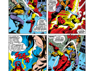 Iron Man #94, pg. 14; pencils, Herb Trimpe; inks, Jack Abel Iron Man #94, pg. 14; pencils, Herb Trimpe; inks, Jack Abel