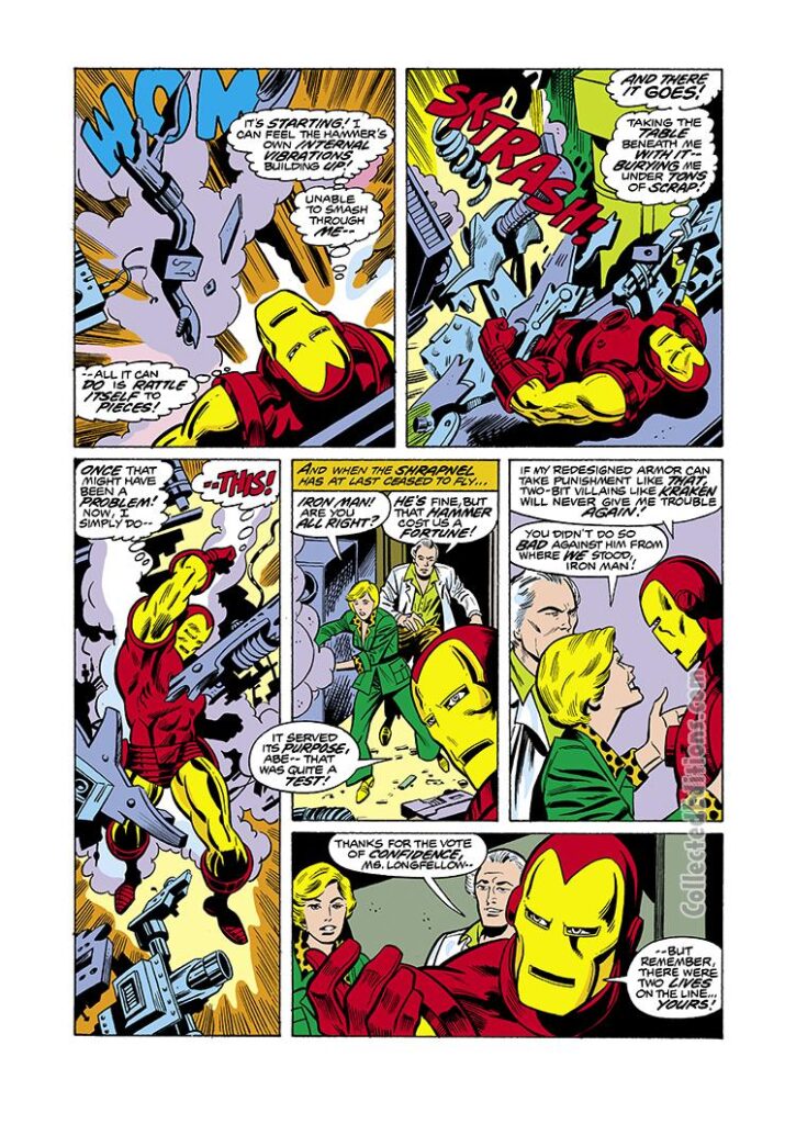 Iron Man #95, pg. 2; pencils, George Tuska; inks, Don Perlin