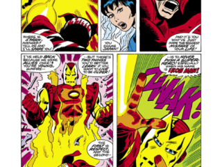 Iron Man #99, pg. 6; pencils, George Tuska; inks, Mike Esposito; Sunfire
