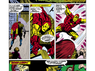 Iron Man #101, pg. 11; pencils, George Tuska; Frankenstein's Monster, Castle Frankenstein