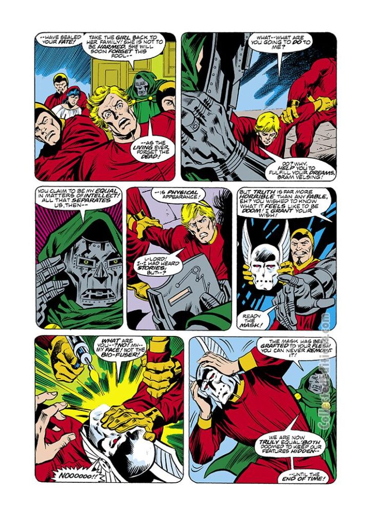 Iron Man #102, pg. 8; pencils, George Tuska; inks, Mike Esposito; Doctor Doom
