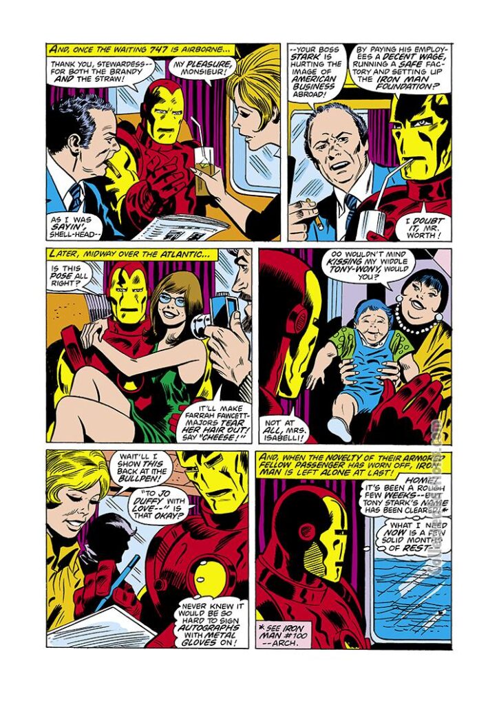 Iron Man #103, pg. 5; pencils, George Tuska; inks, Mike Esposito