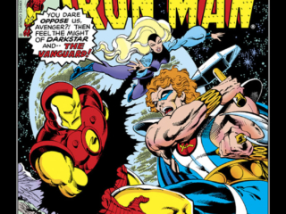 Iron Man #109 cover; pencils, John Byrne; inks, Terry Austin