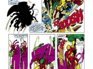 Iron Man #127, pg. 4; layouts, John Romita Jr.; pencils and inks, Bob Layton; Beetle