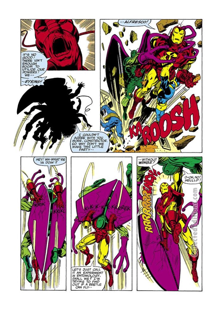 Iron Man #127, pg. 4; layouts, John Romita Jr.; pencils and inks, Bob Layton; Beetle