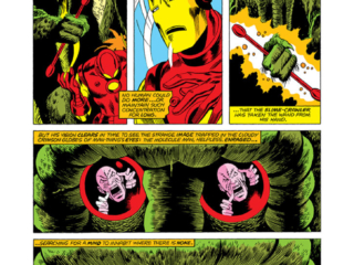 Iron Man Annual #3, pg. 34; pencils, Sal Buscema; inks, Jack Abel Iron Man Annual #3, pg. 34; pencils, Sal Buscema; inks, Jack Abel