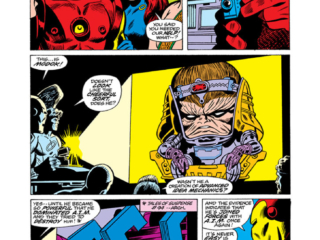 Iron Man Annual #4, pg. 9; pencils, George Tuska; inks, Don Perlin Iron Man Annual #4, pg. 9; pencils, George Tuska; inks, Don Perlin