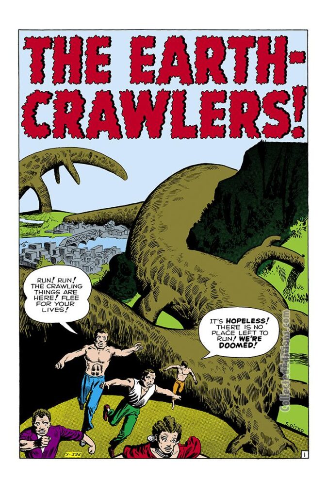 Journey Into Mystery #57, pg. 7; "The Earth-Crawlers!"; Atlas Era monsters/Steve Ditko
