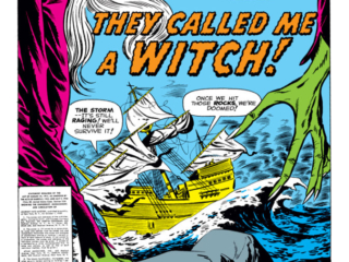 Journey Into Mystery #58. "They Called Me a Witch!", pg. 1. Stan Lee Jack Kirby