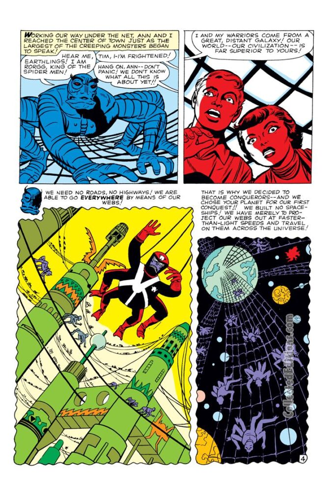 Journey Into Mystery #64. "I Dared to Battle...Rorgg, King of the Spider Men!!", pg. 4. Stan Lee Jack Kirby