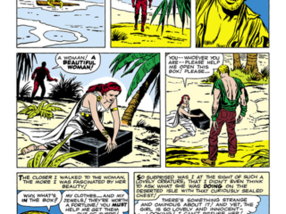 Journey Into Mystery #74. "The Thing in the Black Box!", pg. 2. Larry Lieber Atlas Era monsters