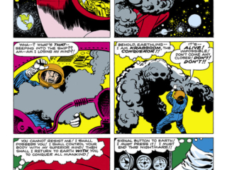 Journey Into Mystery #78. "Kragoom! The Creature Who Caught an Astronaut!", pg. 6. Stan Lee Jack Kirby sci-fi