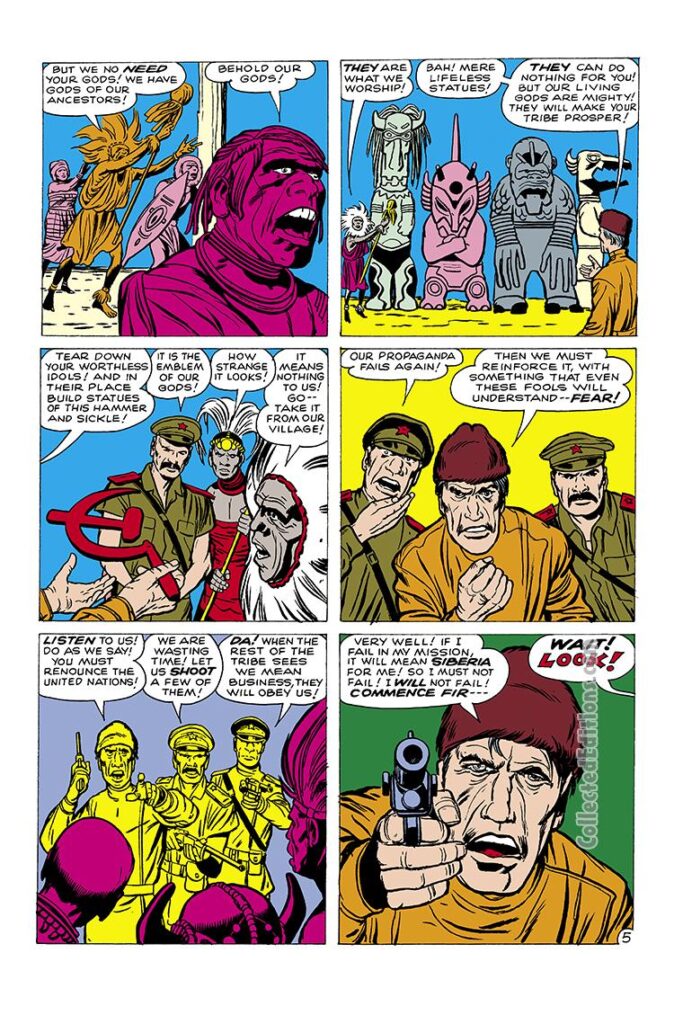 Journey Into Mystery #80. "Propaganda", pg. 5. Stan Lee Jack Kirby