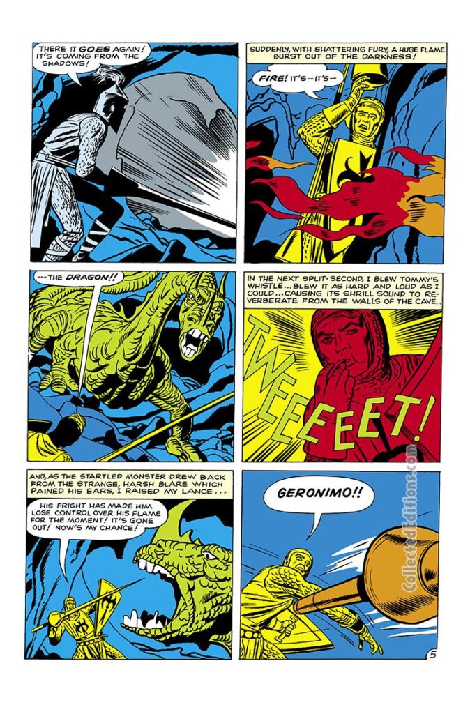 Journey Into Mystery #81. "There Dwells a Dragon", pg. 5. Stan Lee Jack Kirby