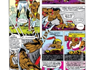 Jungle Action #14, pg. 9; pencils, Billy Graham; inks, Pablo Marcos; Killmonger, Kazibe, Black Panther